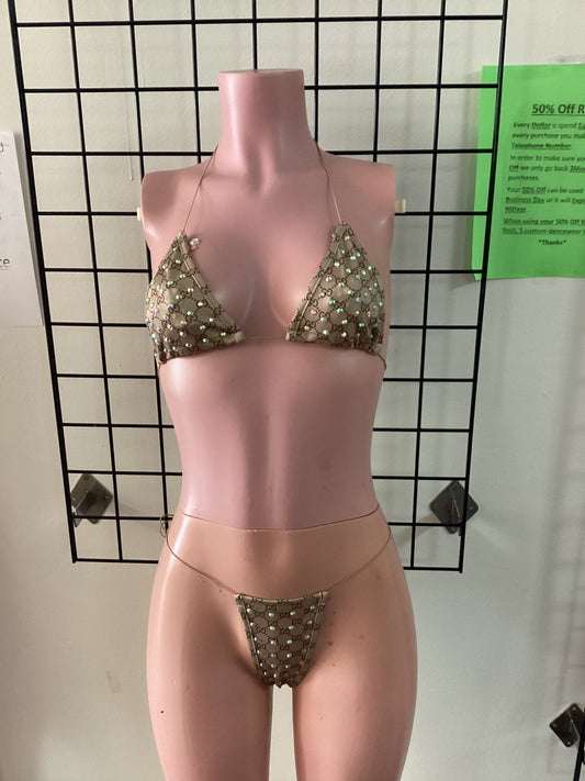E-R34B Branded Diamond Micro Bikini