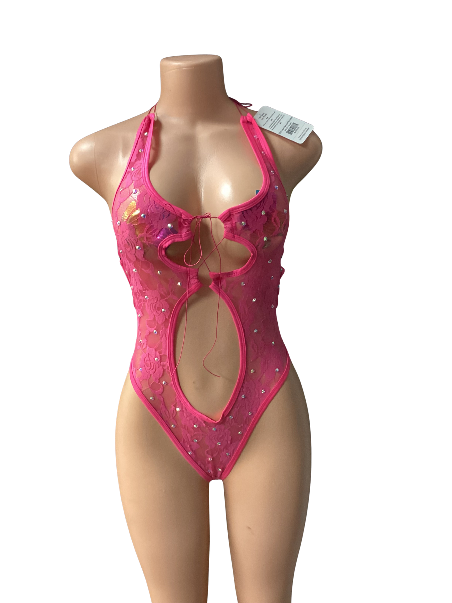 4020 Lace Diamond Monokini